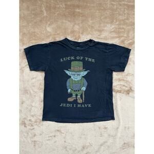 Star Wars Yoda‎ St Patrick’s Day T-Shirt Youth Boys Size Large 2015